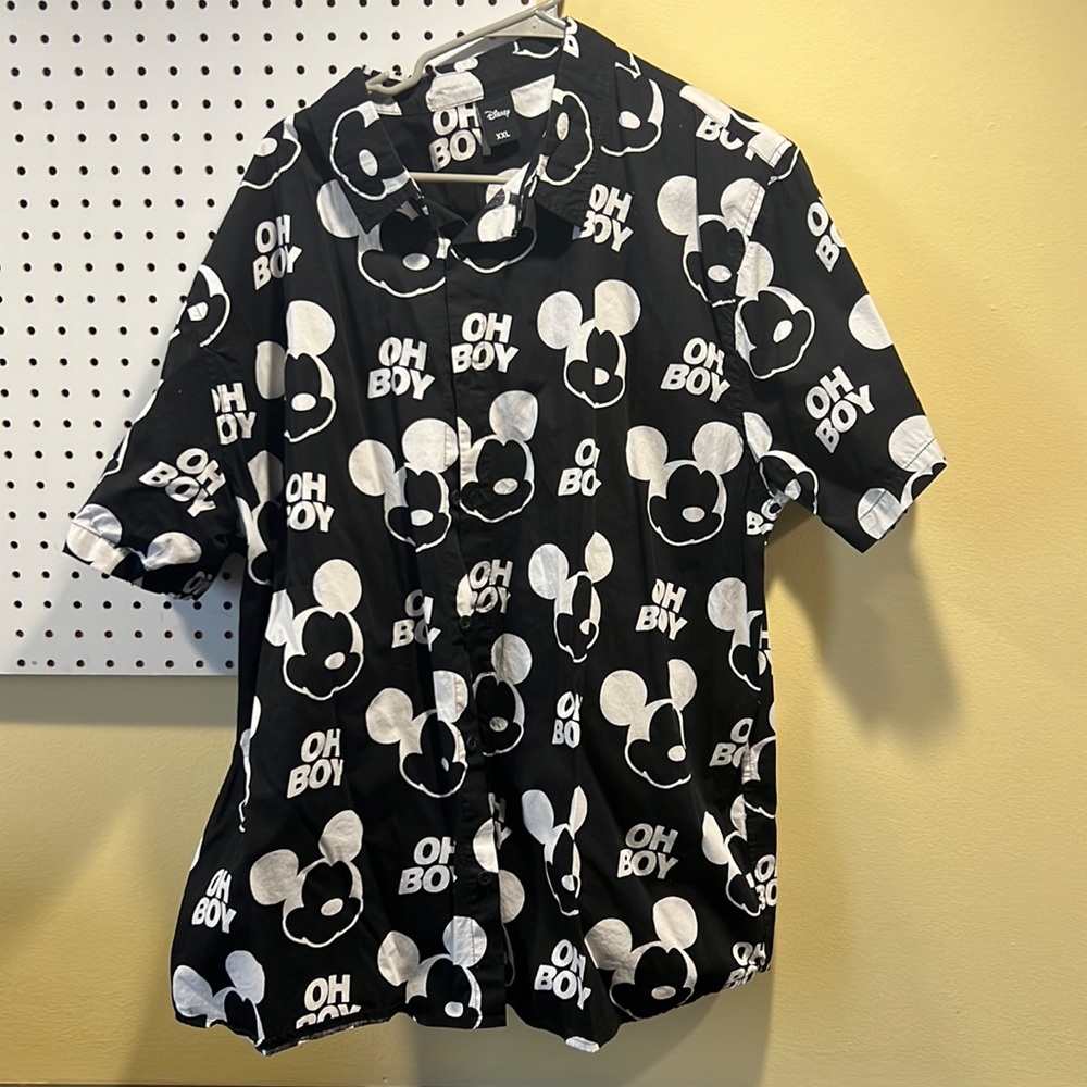 Disney button-shirt “OH BOY”